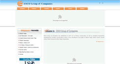 Desktop Screenshot of escoindia.com